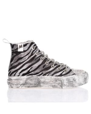 MIMANERA Airlines Platform Jungle Sneakers - Gray
