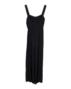 Reformation Square Neckline Jumpsuit - Black
