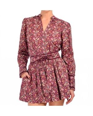 LOVE THE LABEL Cornelia Long Sleeve Top - Red