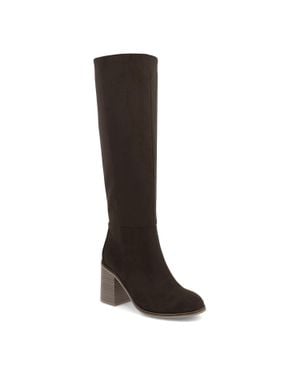 MIA Sabrena Suede Boots - Brown
