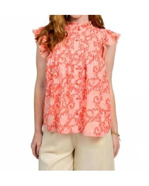 Ivy Jane Pretty Paisley Top - Pink