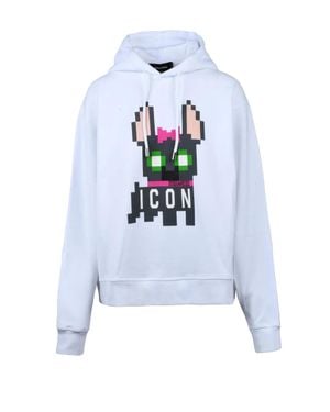 DSquared² Cropped Hoodie - Blue