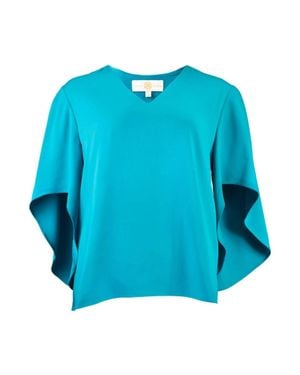 Anna Cate Nina Short Sleeve Top - Blue
