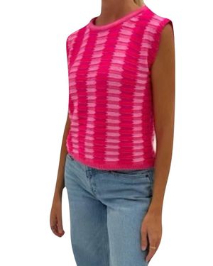 Rhowe Camille Knit Top - Red