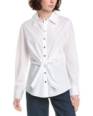 Sara Campbell Button Down Blouse - White