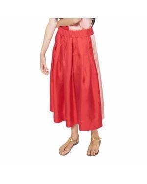 La Prestic Ouiston Venise Skirt - Red