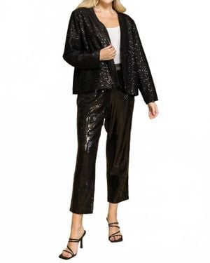 Joh Julia Sequin Jacket - Black