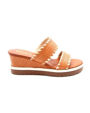 Exe' Ipanema Low Wedge Sandal - Multicolor