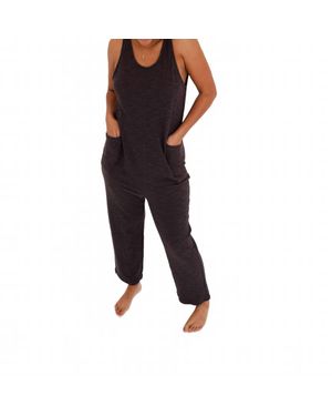 Listicle Throw On Jumpsuit - Black