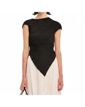 Kourbela Sparkling Staples Knit Top - Black