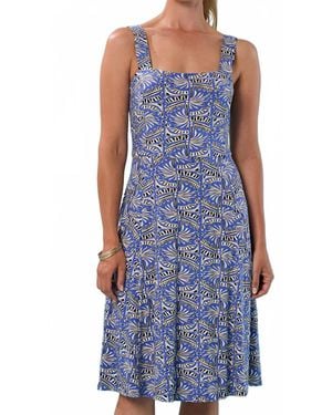 NIC+ZOE Ocean Jewel Dana Dress - Blue