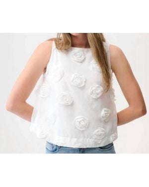 Joseph Ribkoff Soft Sleeveless Top - White