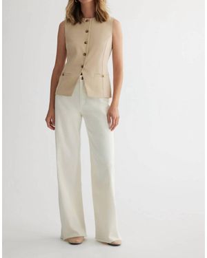 Iris Setlakwe Pocket Vest - White