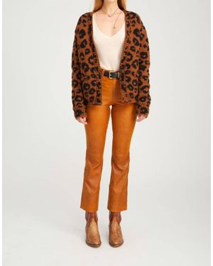SPRWMN 5 Pocket Ankle Flare Pants - Orange