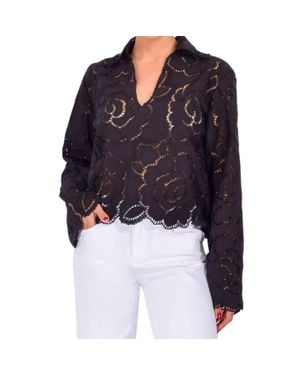 CISSA Victorian Blouse - Black