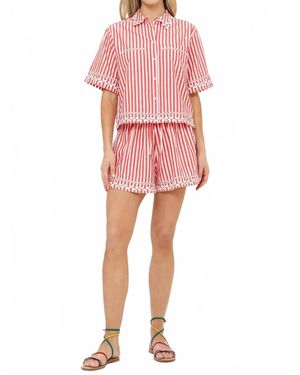 Oliphant Parker Top - Pink