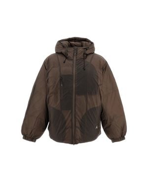 ROA Water-Repellent Nylon Goose Down Jacket - Brown
