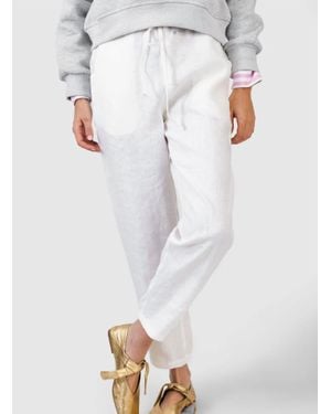 KOCH Charlie Pants-Linen - White