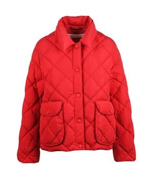 Ienki Ienki Quilted Nylon Short Down Jacket - Red