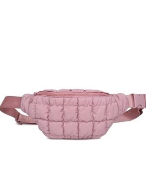 Sol And Selene Resurgence Puffer Crossbody Bag - Pink