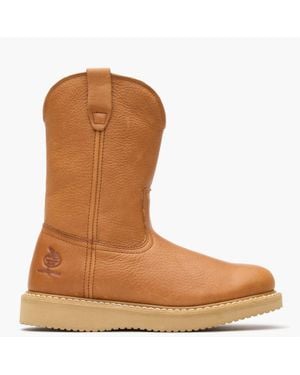 Georgia Boot Wedge Work Boot - Brown