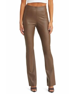 Blank NYC Move Forward Faux Leather Pants - Brown