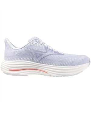 Mizuno Wave Rider 29 Wide Shoes - White