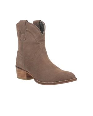 Dingo Tumbleweed Suede Leather Bootie - Brown