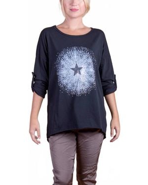 Gigi Moda Galassia Top - Blue