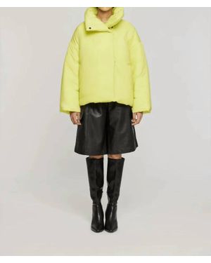 OOF WEAR Water-Repellent Nylon Padded Down Jacket - Yellow