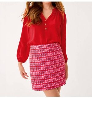 Lilly Pulitzer Kels Mini Skirt - Red