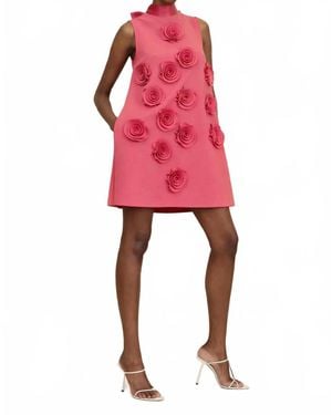 Greta Constantine Quince Mini Dress - Red