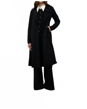 Iris Setlakwe Matte Jersey Trench Coat - Black