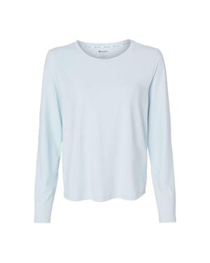 Champion Sport Soft Touch Long Sleeve T-Shirt - Blue