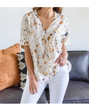 Ave Shops Illusion Blouse - White