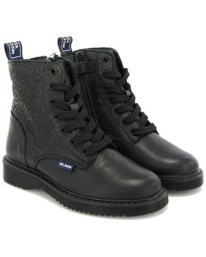 ATLANTA MOCASSIN Atlanta Moccasin Katy Leather Boot - Black