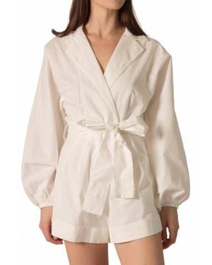 P.Cill Caprina Romper - Natural