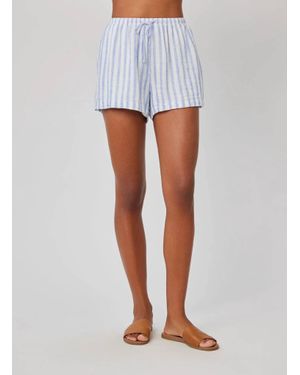 Bella Dahl Contrast Tie Flowy Short - White