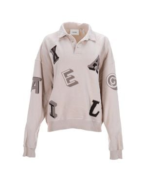 Axel Arigato Typo Collared Sweater - Gray