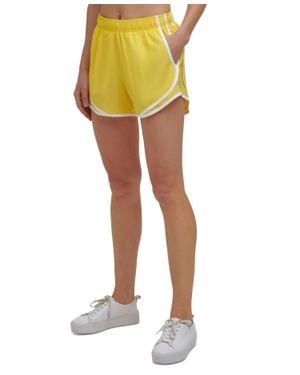 Calvin Klein Activewear Perforated Shorts - Yellow