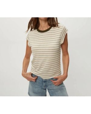 Michael Stars Tanya Crewneck Tee - Yellow