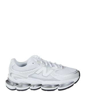 New Balance Segmented Sole Mesh Sneakers - White