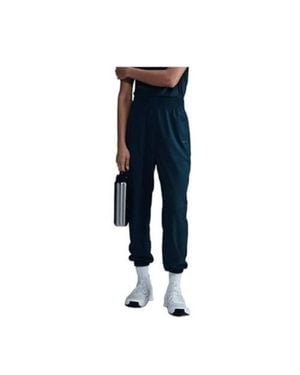 Nike Dri-Fit High-Waisted 7/8 Sweatpants - Blue