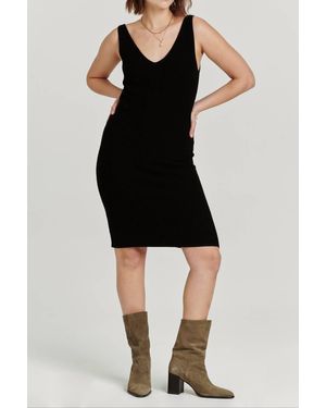 Another Love Nalani Rib Dress - Black