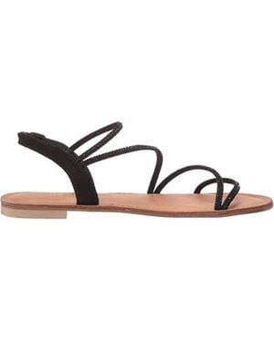 Chinese Laundry Carley Strappy Flat Sandal - Black