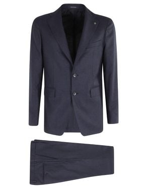 Tagliatore Double-Breasted Suit - Blue
