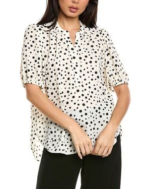 NYDJ Popover Blouse - Natural