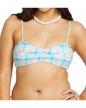 Billabong Check The Waves Eve Bralette - Blue