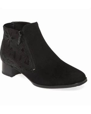Ara Geraldine Graz Ankle Bootie - Black