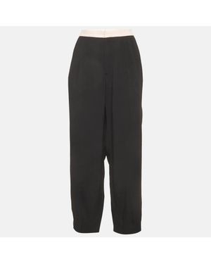 Sonia Rykiel Crepe Pleated Pants - Gray